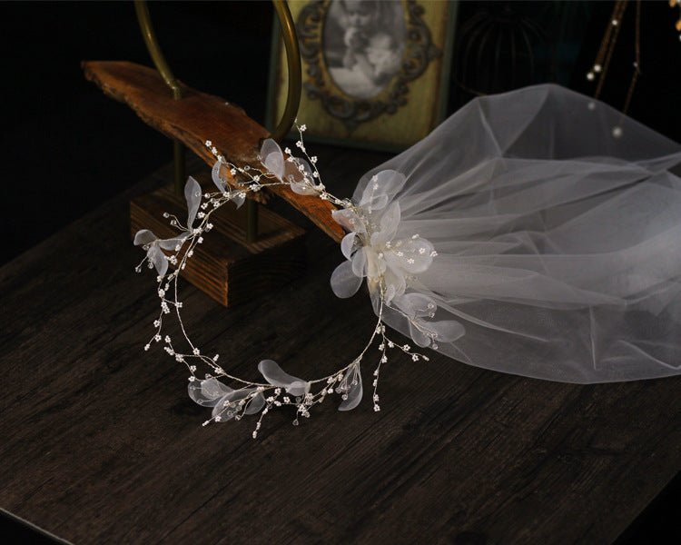 Bridal wreath veil wedding dress accessories - Krosscanada