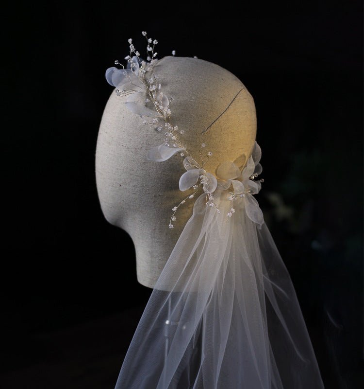 Bridal wreath veil wedding dress accessories - Krosscanada