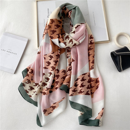 Ladies Decorative Accessories Printed Fashion Scarf - KKscollecation