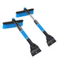 Car Cleaning Brush Ice Scraper Detachable Snow Shovel Brush Dust Remove Brush Auto Windshield Extendable Snow Brush Foam Handle - Krosscanada