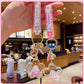 Cartoon Acrylic Oiled Dream Sakura Bunny Keychain - Krosscanada