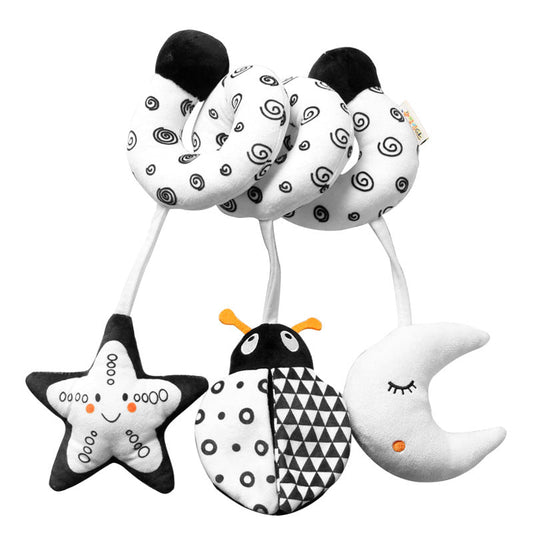 Cartoon Animal Crib With Bell Around Toy - Krosscanada