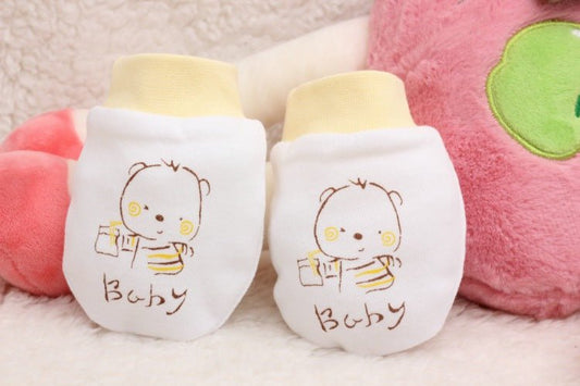 Cartoon Anti - scratch Face Gloves For Baby Products - Krosscanada