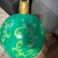 Christmas Ornament Ball Outdoor Pvc 60CM Inflatable Decorated Ball PVC Giant Big Large Balls Xmas Tree Decorations Toy Ball - KKscollecation