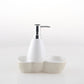 Ceramic Lotion Bottle With Sponge Seat Shower Bottle Creative Dual - use - Krosscanada