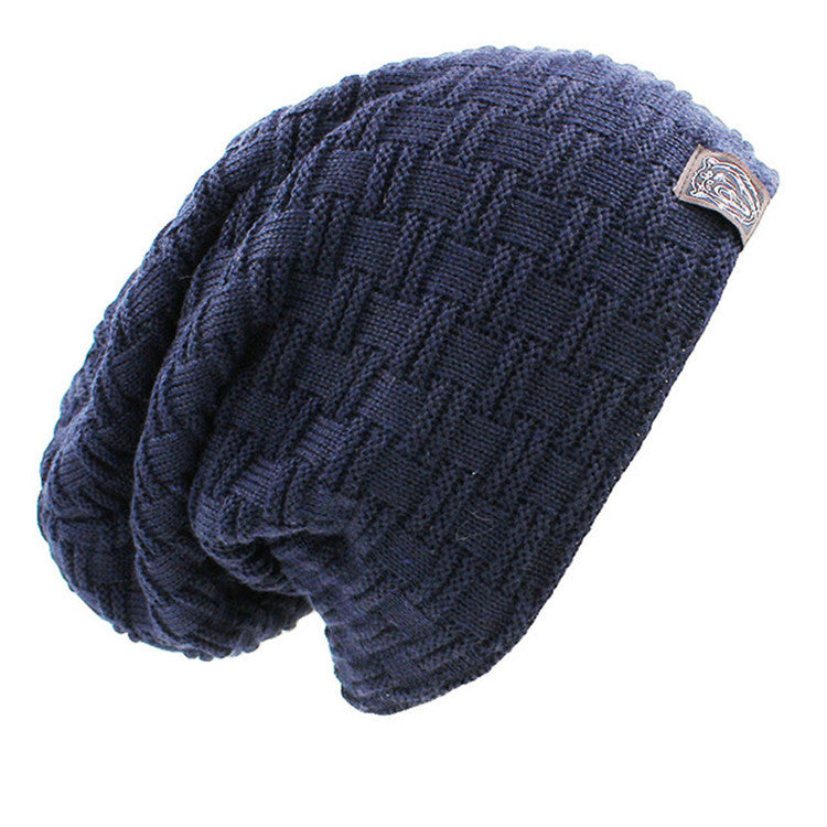 Tiger Head  Knitted Hat Winter Ear Protection Cycling Hat - KKscollecation