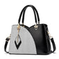 Check Color Block Shoulder Messenger Bag - Krosscanada