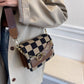 Checkerboard Mini Fabric Flap Crossbody Sling Bags For Women 2022 Luxury Brand Design Handbag Simple Shoulder Bag Handbags Tiny - Krosscanada