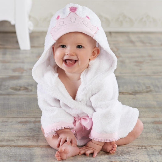 Children's bath towel bathrobe and slippers suit - Krosscanada