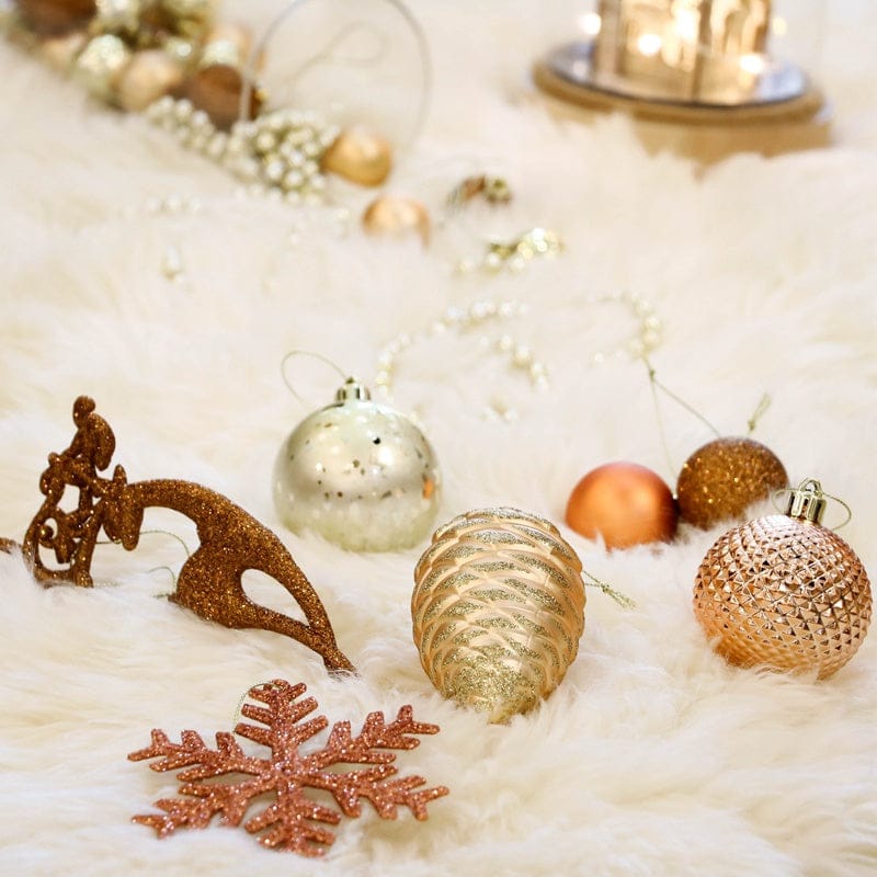 Christmas Ball Gift Pack 100pcs Home Hanging Ornaments - Krosscanada