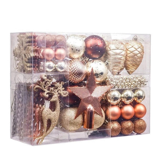 Christmas Ball Gift Pack 100pcs Home Hanging Ornaments - Krosscanada