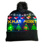 Christmas Decoration Knitted LED Light Cap Christmas Tree Snowman Adult Child Hat - Krosscanada