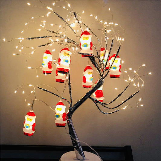 Christmas Decoration LED Santa Claus String Lights - Krosscanada