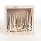 Christmas Decoration Ornaments Wooden Luminous Small Square Box - Krosscanada