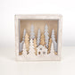 Christmas Decoration Ornaments Wooden Luminous Small Square Box - Krosscanada