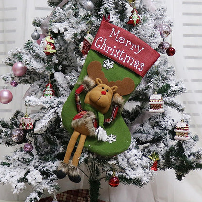 Christmas Decorations Christmas Big Sock Christmas Tree Pendant - Krosscanada