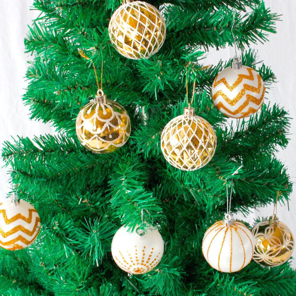 Christmas Decorations, Christmas Tree Decoration Balls In Bucket - Krosscanada