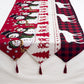 Christmas Elk Snowman Table Runner Merry Christmas Decorations - Krosscanada
