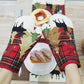 Christmas flower plaid gloves - Krosscanada