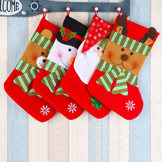 Christmas Gift Bag Christmas Decorations Gift Bag Pendant Ornaments Wholesale Large Christmas Stockings Socks - Krosscanada