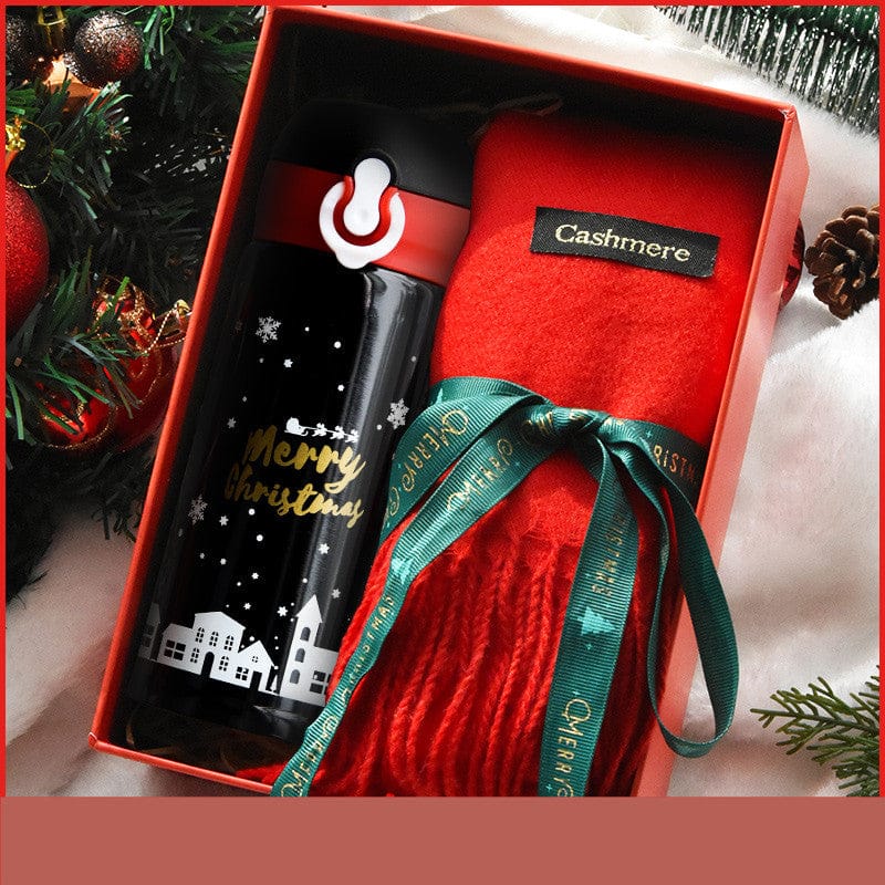 Christmas Gift Female Thermos Cup Gift Box Set - Krosscanada