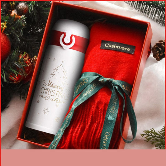 Christmas Gift Female Thermos Cup Gift Box Set - Krosscanada