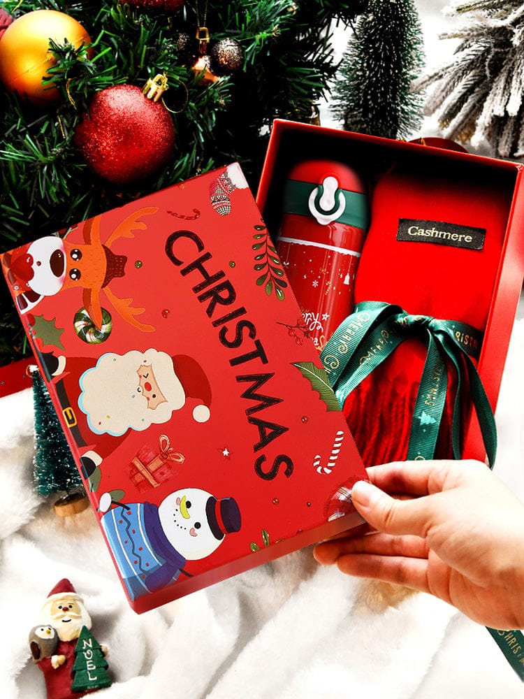 Christmas Gift Female Thermos Cup Gift Box Set - Krosscanada