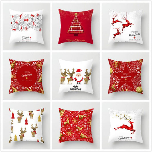 Christmas linen Pillowcase - Krosscanada
