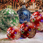 Christmas Ornament Ball Outdoor Pvc 60CM Inflatable Decorated Ball PVC Giant Big Large Balls Xmas Tree Decorations Toy Ball - Krosscanada