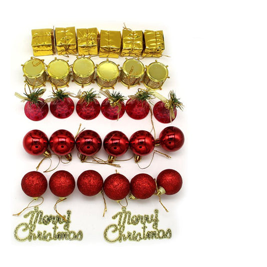 Christmas Ornament Butterfly Gift Box Pendant Arrangement - Krosscanada