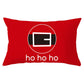 Christmas peach leather pillowcase - Krosscanada