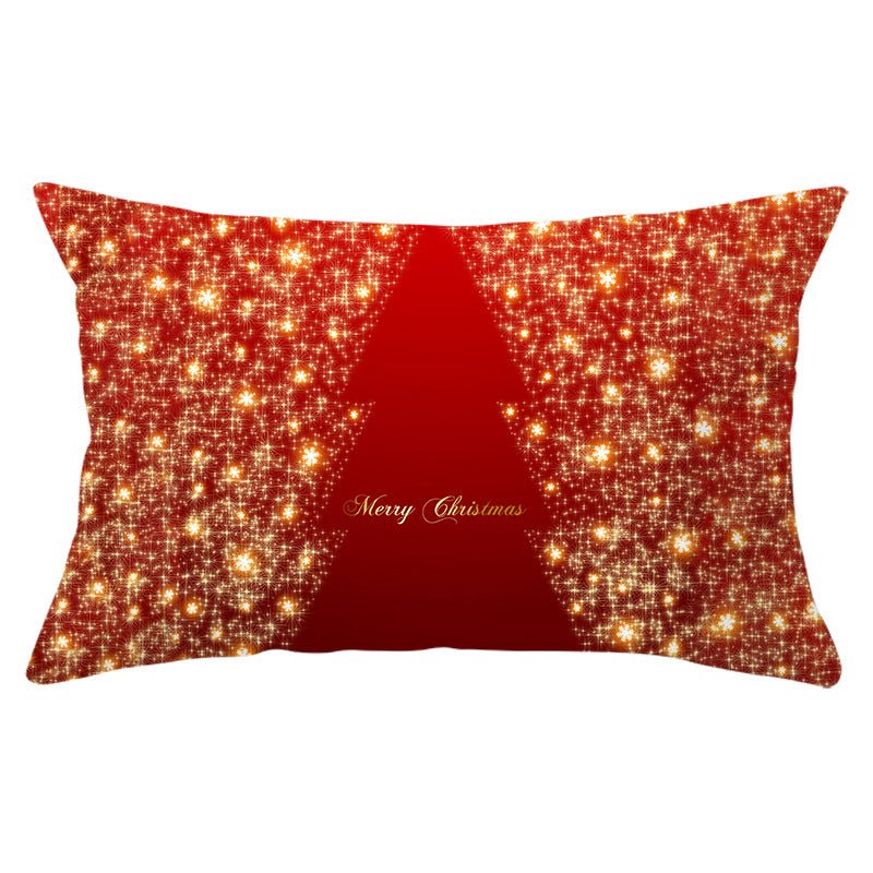 Christmas peach leather pillowcase - Krosscanada
