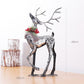 Christmas Retro Wrought Iron Christmas Elk Decoration Desktop Ornaments - Krosscanada