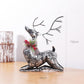 Christmas Retro Wrought Iron Christmas Elk Decoration Desktop Ornaments - Krosscanada