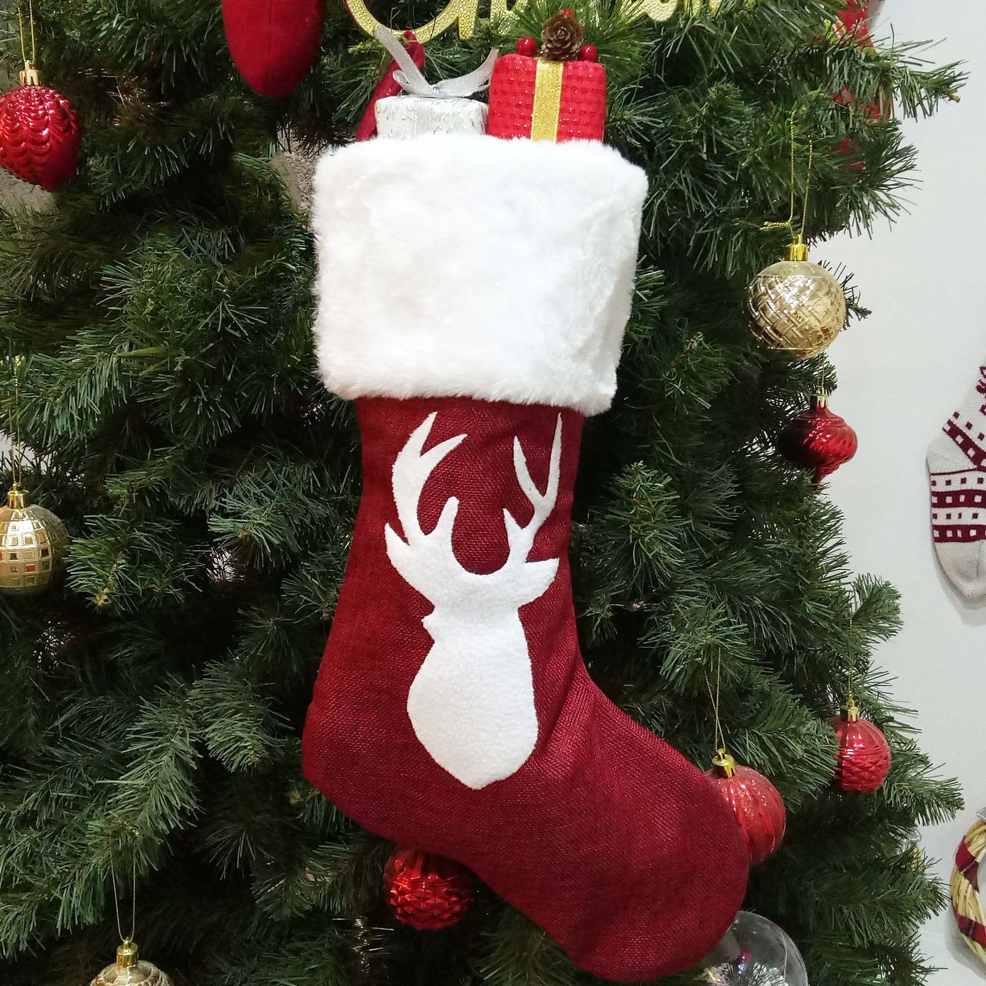 Christmas Socks Gift Bag - Krosscanada
