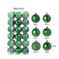 Christmas Tree Ornament Plastic Glitter Ball - Krosscanada
