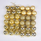 Christmas Tree Ornament Plastic Glitter Ball - Krosscanada
