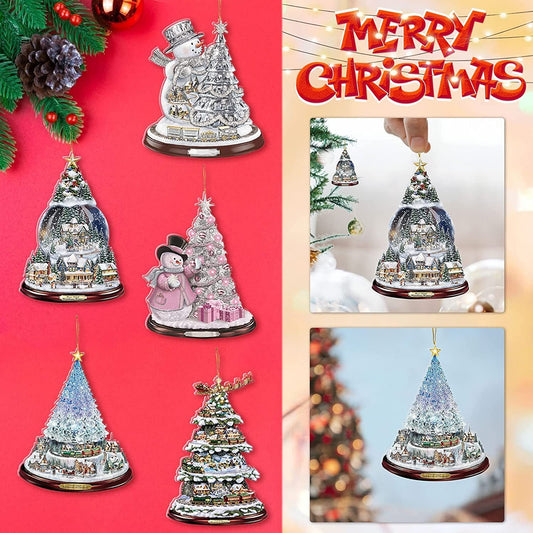 Christmas Tree Pendant Car Mirror Pendant Decorations - Krosscanada