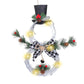 Christmas wreath pendant LED lights garland - Krosscanada