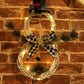 Christmas wreath pendant LED lights garland - Krosscanada