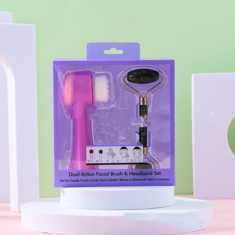 Cleansing Brush Jade Roller Push Face Beauty Device Eye - Krosscanada