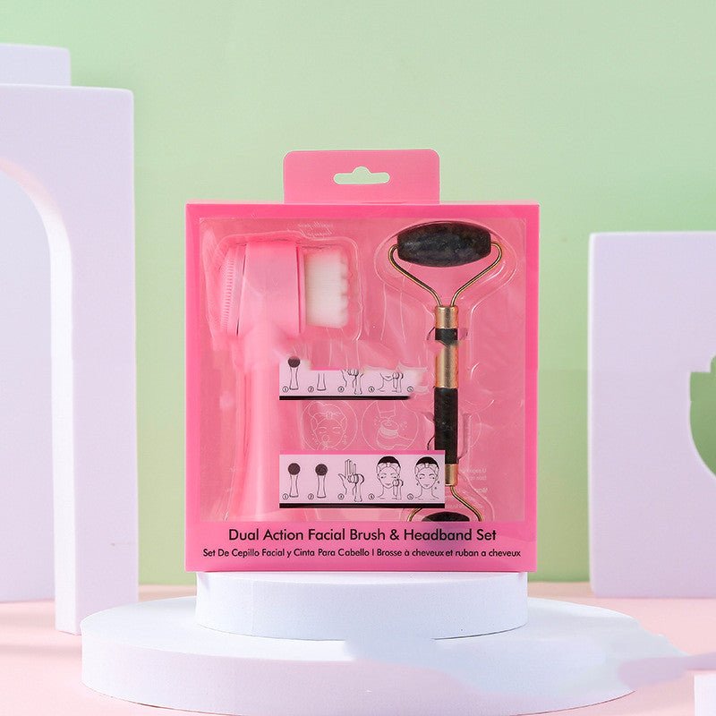 Cleansing Brush Jade Roller Push Face Beauty Device Eye - Krosscanada