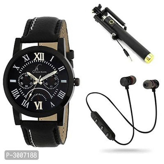 Combo of Stylish and Trendy Analog Watch with Accessories - Krosscanada