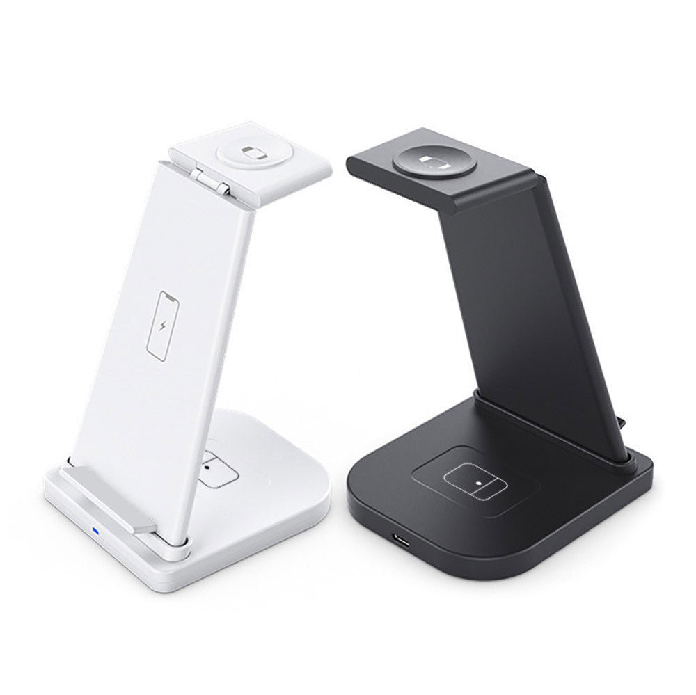 Compatible with Apple , 3 - in - 1 splicing wireless charger supports QI charging - Krosscanada