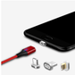 Compatible with Apple , Magnetic data line double U three - in - one source magnetic data line - Krosscanada