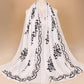Cotton Embroidered Long Scarf For Indian Women - Krosscanada