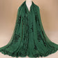 Cotton Embroidered Long Scarf For Indian Women - Krosscanada
