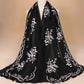Cotton Embroidered Long Scarf For Indian Women - Krosscanada