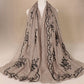 Cotton Embroidered Long Scarf For Indian Women - Krosscanada
