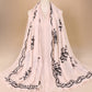 Cotton Embroidered Long Scarf For Indian Women - Krosscanada